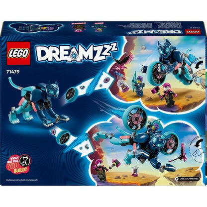 LEGO DREAMZzz 71479 Zoey's Cat-Motorcycle - Animal Set - Motorcycle for Kids and Minifigures