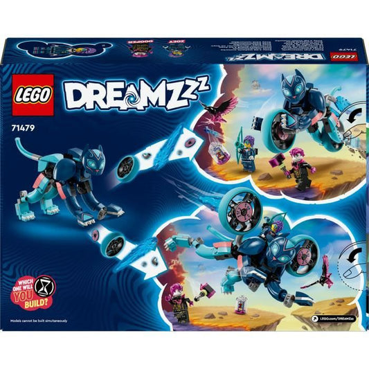 LEGO DREAMZzz 71479 Zoey's Cat-Motorcycle - Animal Set - Motorcycle for Kids and Minifigures