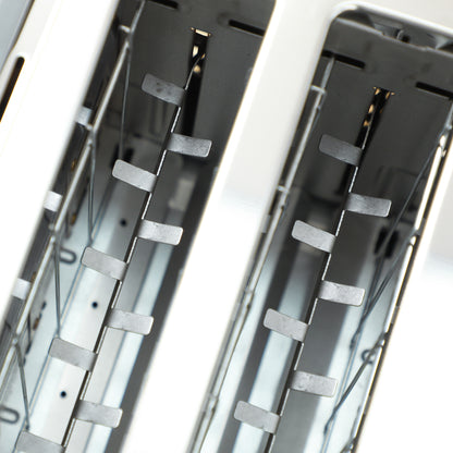 HOMCOM 2-in-1 Toaster und Wasserkocher Set, 7 Bräunungsstufen, Auftau- und Aufwärmfunktion, Grau