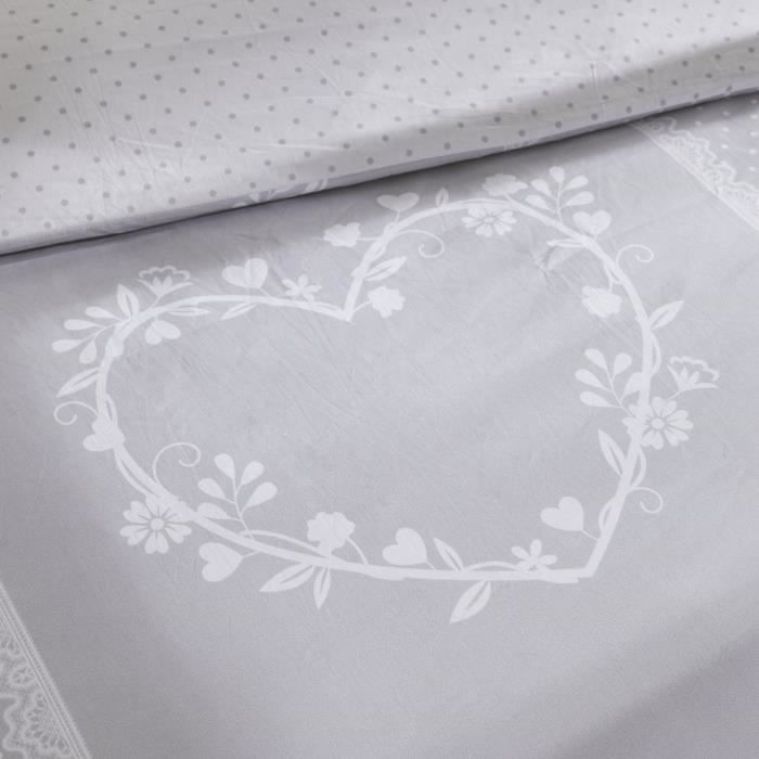TODAY BEDDING SET - DUVET COVER 220x240 + 2 PILLOWCASES 65X65 - 100% COTTON 57 thread count - Constance