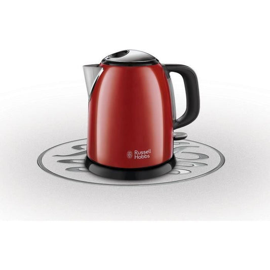 Russell Hobbs 24992-70 Compact kettle Colors Plus Capacity 1 L Removable Washable Anti-Large Filter-Red