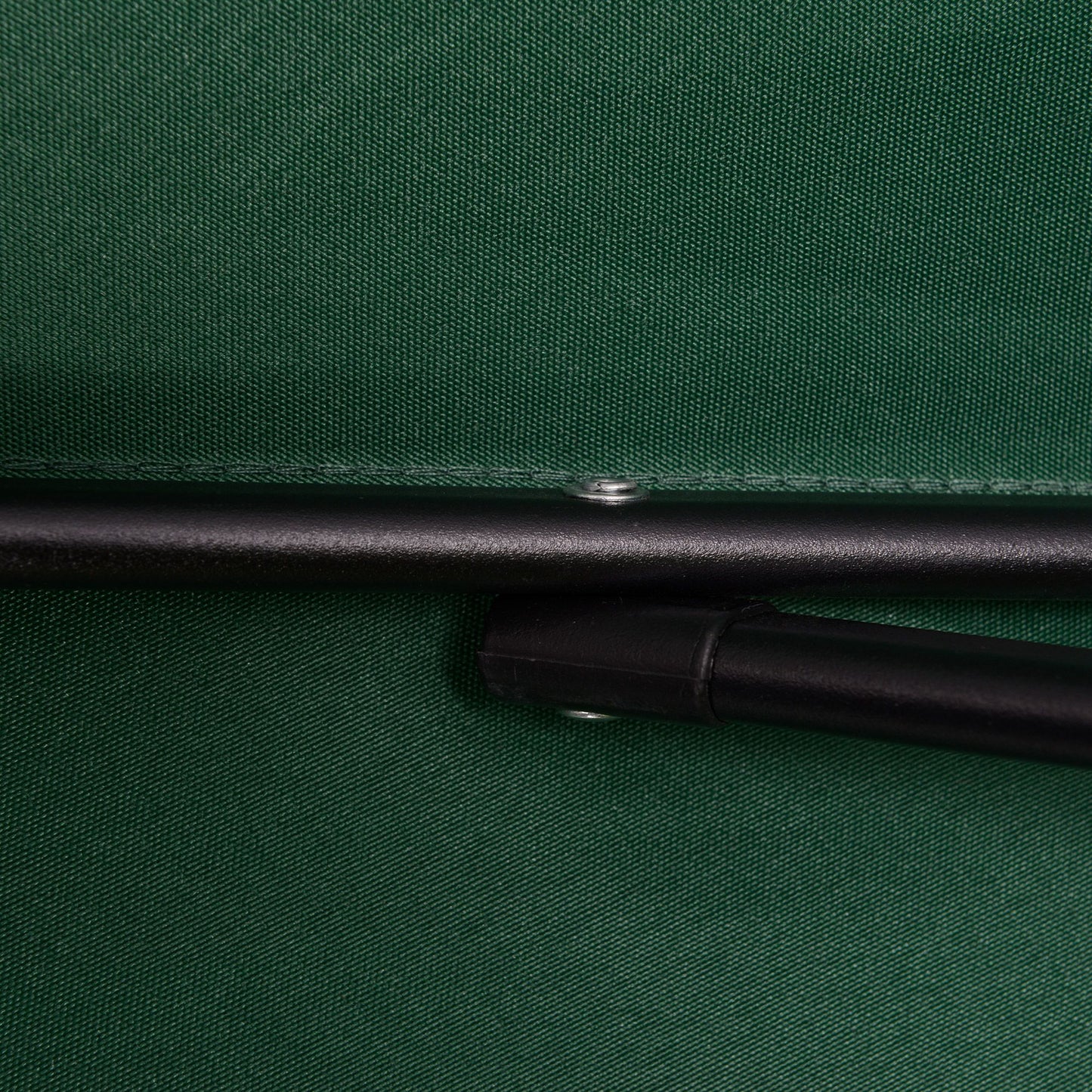 Outsunny Sonnenschirm Ø196 cm, sechseckig Balkonschirm für Strand Balkon Garten, Grün