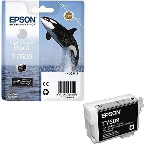 EPSON T7609 Cartridge - Light Black - 25.9ml - 12.350 pages