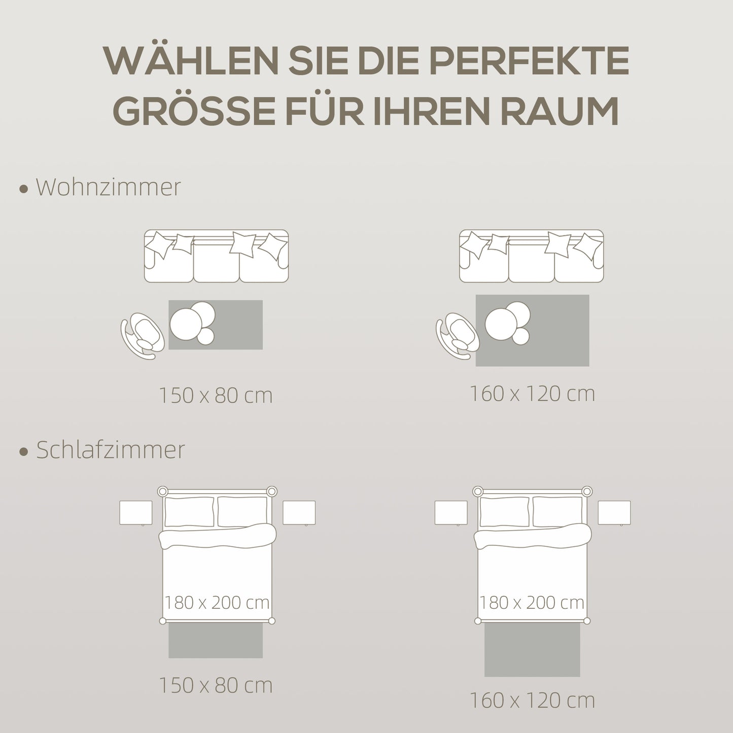 HOMCOM Fleece-Teppich mit Dschungel-Muster, pflegeleicht, Cremeweiß+Bunt