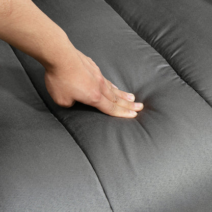 HOMCOM Fernsehsessel mit Aufstehhilfe, Relaxsessel. mit ausklappbarer Fußstütze, inkl. Fernbedienung, Grau