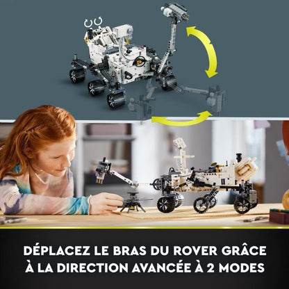 Lego Technic 42158 NASA Mars Rover Perseverance, Discovery toy of space, with Ar App