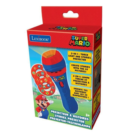 SUPER MARIO Story projector and flashlight - LEXIBOOK