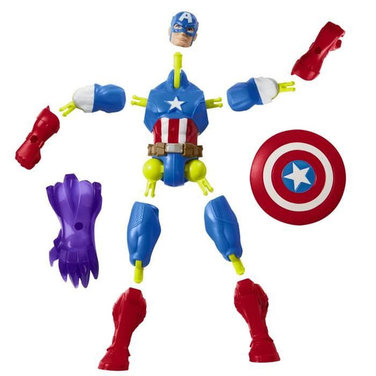 MixMashers Marvel Avengers Captain America Mix and Match Figure with Accessories