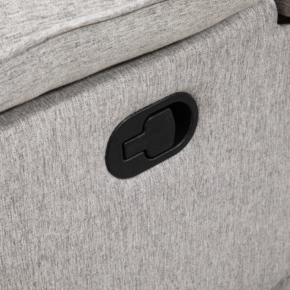 HOMCOM Relaxsessel, neigbar, komfortabel, 89x101x105 cm, Grau