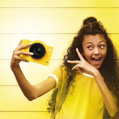 Canal Toys - Photo Creator - Pop Digital Camera Yellow Color - With 32GB SD card included