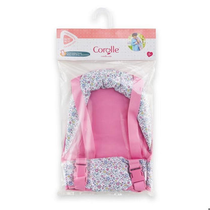 Baby Carrier - Corolle - Floral - For 36/42 cm dolls - from 3 years old - Adjustable