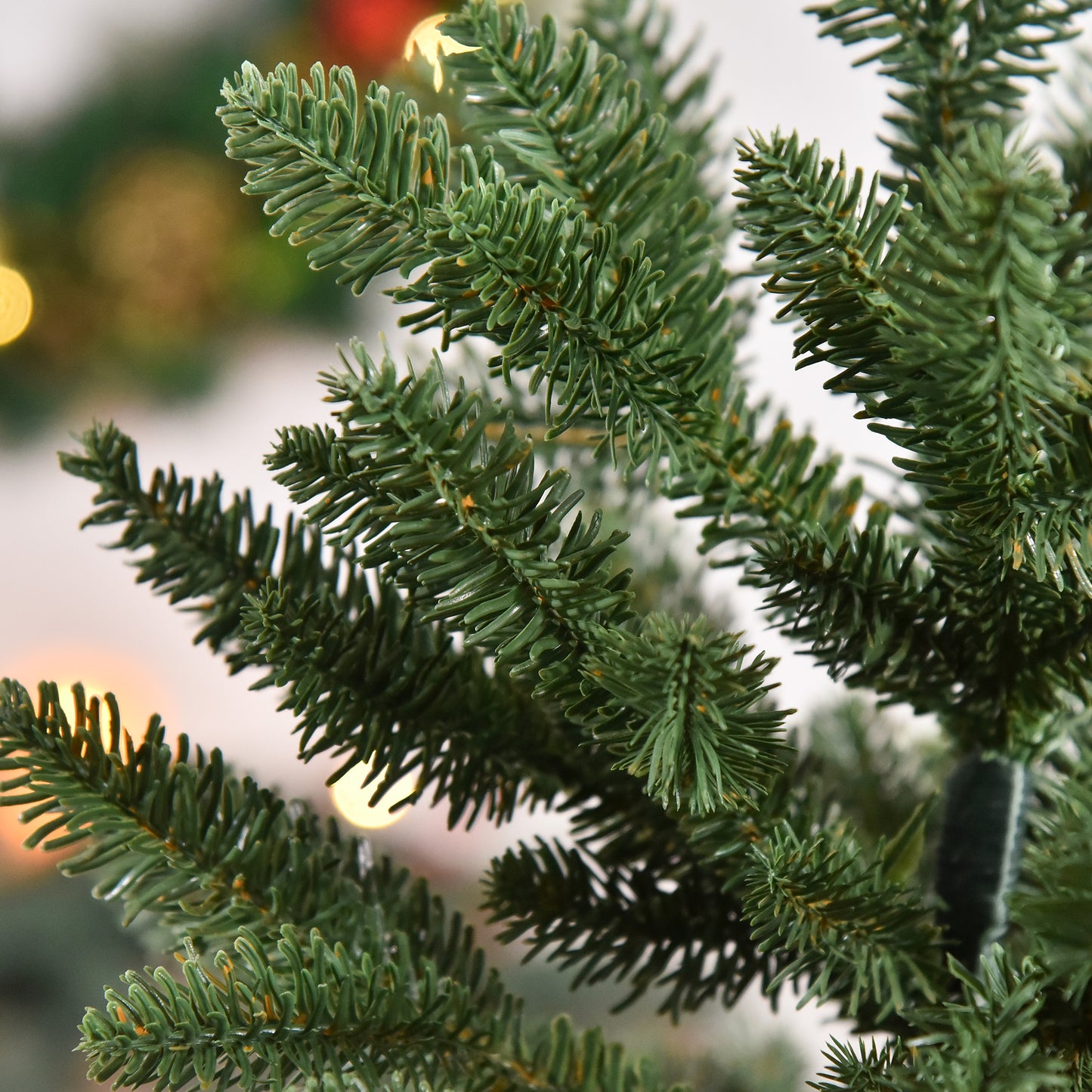 HOMCOM künstlicher Weihnachtsbaum 1,5 m Christbaum Tannenbaum PVC PE Metall Grün Ø105 x 150 cm