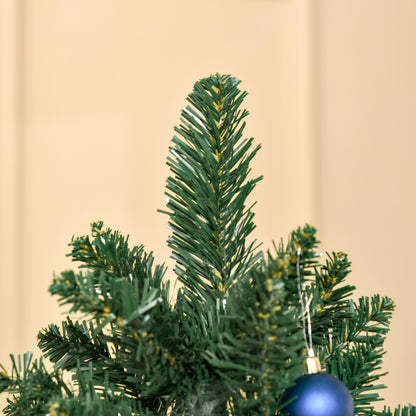 HOMCOM Künstlicher Weihnachtsbaum 180 cm Kieferbaum künstlich mit 724 Zweigen Metallständer für drinnen