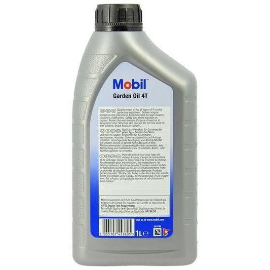 Engine oil can - MOBIL - M-GARDEN 4T SAE30 - 1 L - 4 seasons