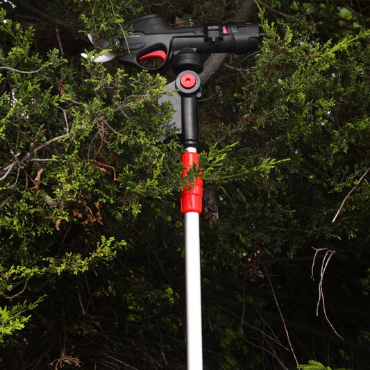 7.2V lithium rechargeable pruning shears with telescopic pole - Elem Garden