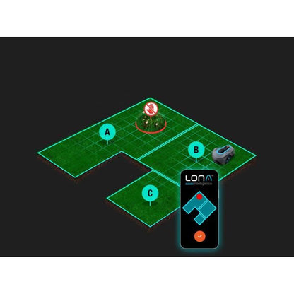 Robot lawnmower - GARDENA - Smart SILENO Free 800 - Without boundary cables - Surface area 800 m² - Includes smart Gateway