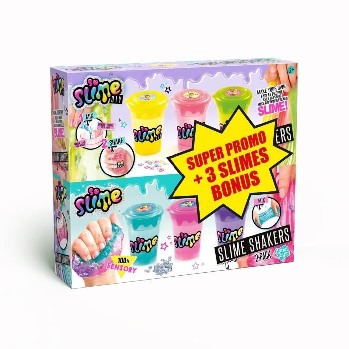 Canal Toys - Slime shakers 3 + 3 bonuses