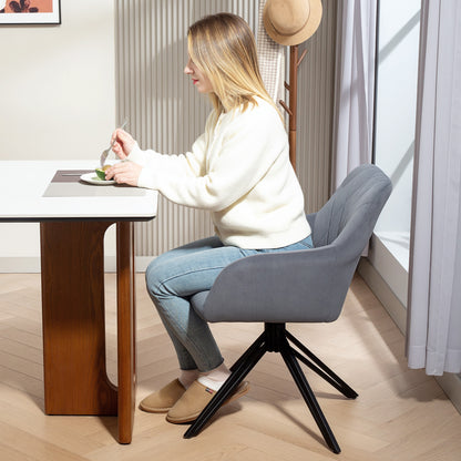 HOMCOM Akzentstuhl im Retro-Design Samtoptik 58 cm x 60,5 cm x 79 cm Stahl Grau