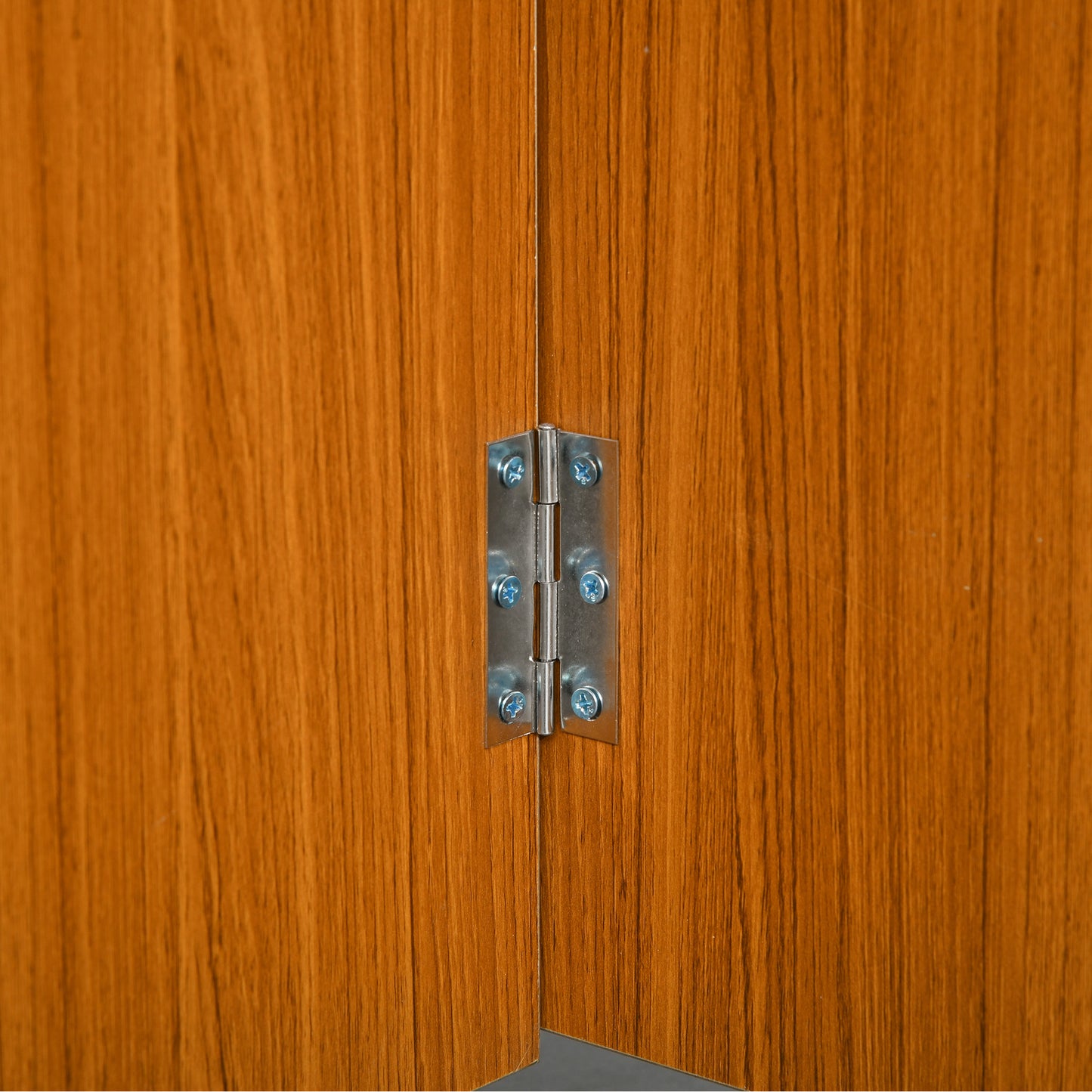 HOMCOM Ausklappbarer Esstisch Ausziehbarer Esstisch, mobil, modernes Design, 120 cm x 80 cm x 73 cm, Teak + Weiß