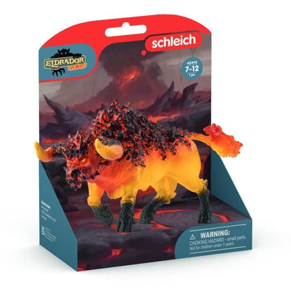 Schleich 42493 Eldrador Creatures Fire Bull Figurine, Ages 7 and Up