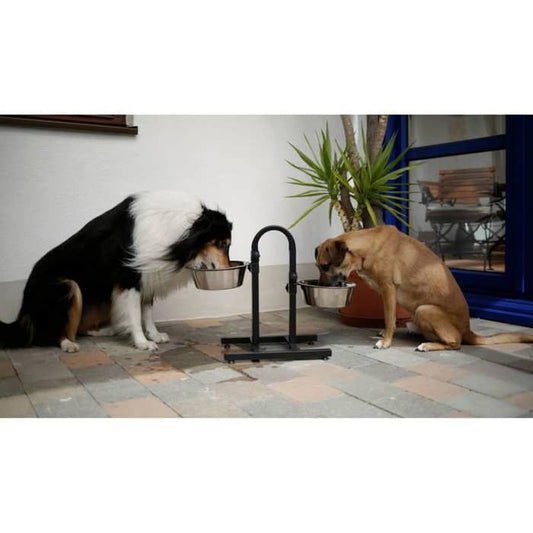 KERBL Bar feeding with bowls for dogs - 2x2800ml