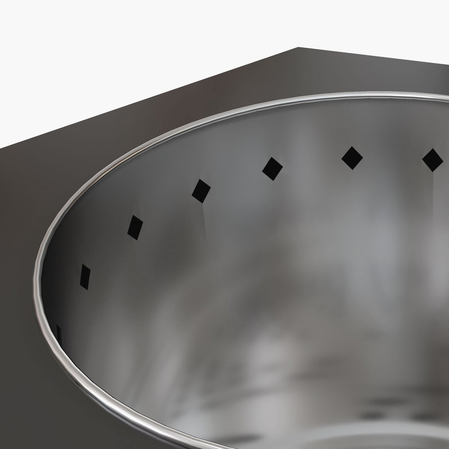 Outsunny Feuerschale Feuerstelle Feuertonne, inkl. Schürhaken, 45 x 38,8 x 46,5 cm, Silber + Schwarz