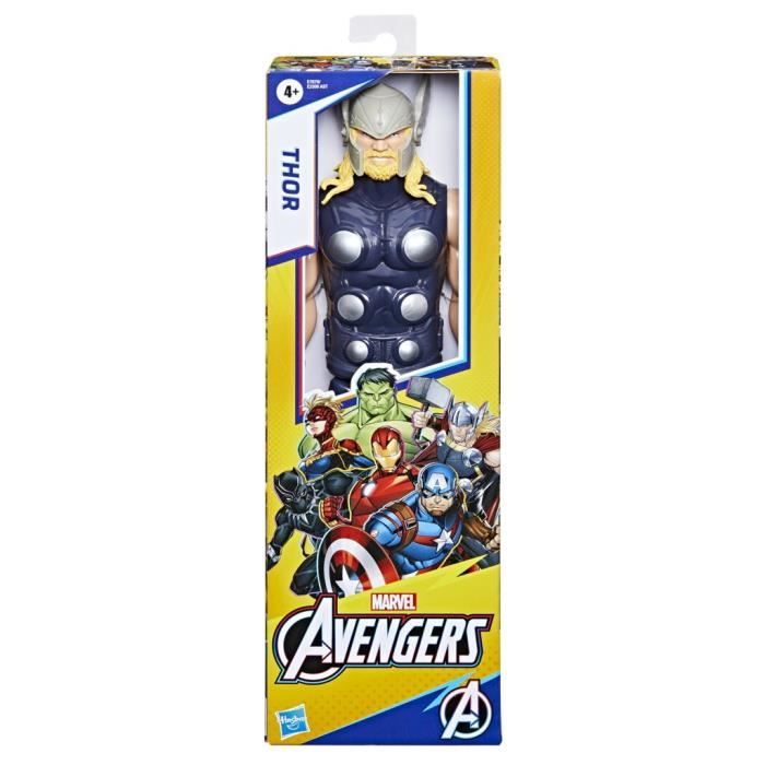 Thor 30cm Action Figure, Avengers Titan Hero Series, Toy for Kids Ages 4 and Up