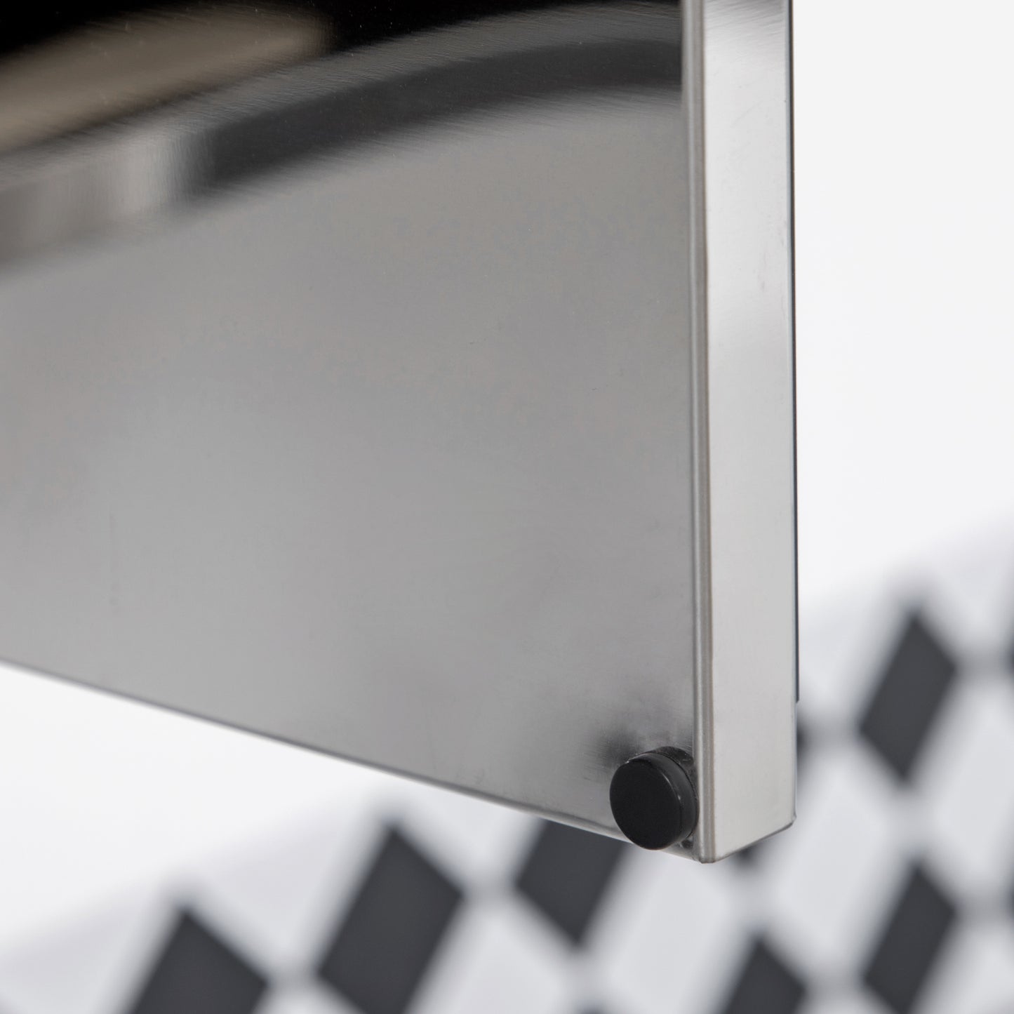 kleankin Spiegelschrank, Badschrank, 3 Spiegeltüren, 5 Innenböden, Edelstahl, Farbe: Silber, 70 x 12 x 55 cm