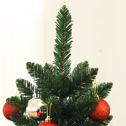 HOMCOM Weihnachtsbaum, Nordmanntanne, naturgetreu, breit & üppig, 150 x Φ100 cm, Grün