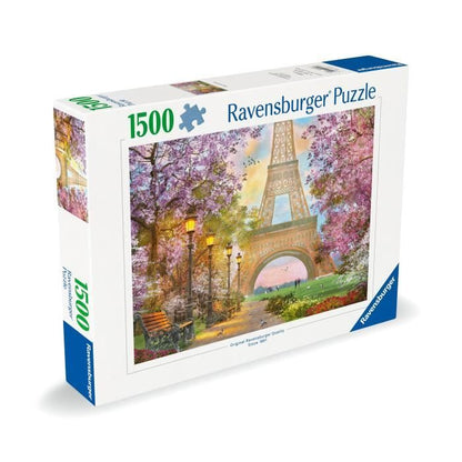 Puzzle 1500 pieces Love in Paris, Adults & Children from 14 years old, Premium quality puzzle 80x60cm, 12000694, Ravensburger
