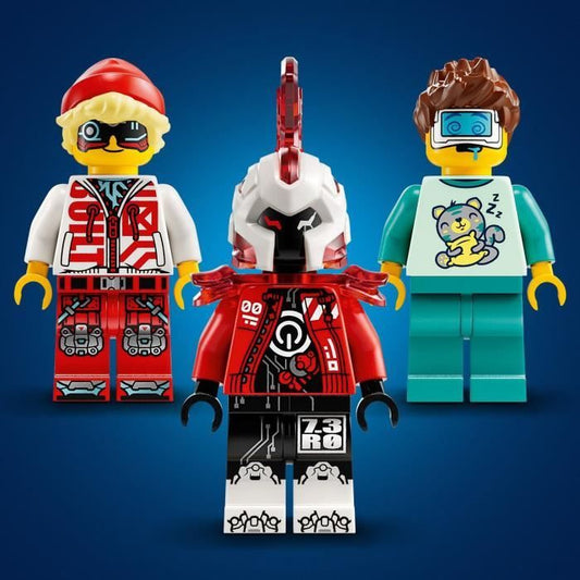 LEGO DREAMZzz 71497 Cooper's Tiger Mech & Zero's Racer - 3-in-1 Building Toy
