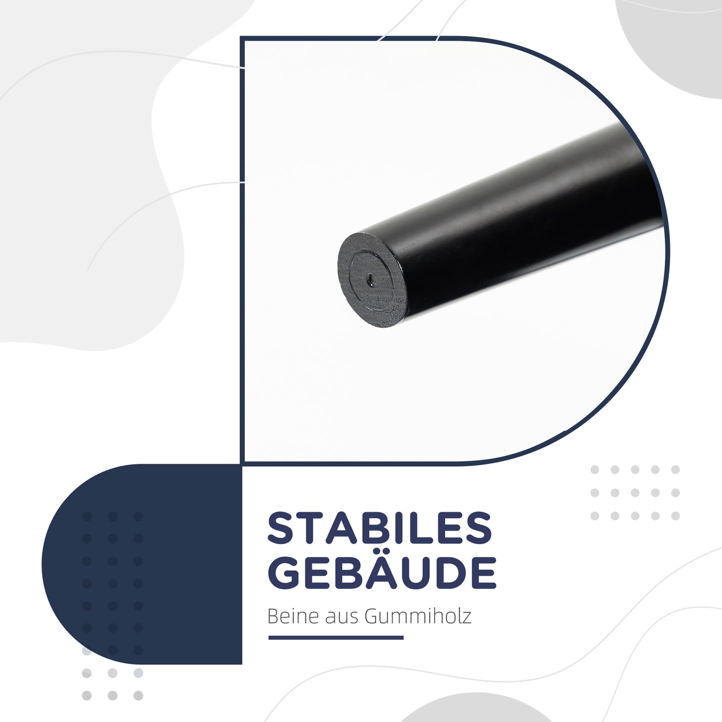 HOMCOM Gepolsterte Sitzbank für Schlafzimmer und Flur, bis 130 kg belastbar, 102 x 36 x 51 cm, Blau