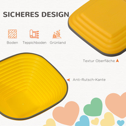 AIYAPLAY Balance-Trittsteine für Kinder, 11 Teile, Rutschfest, Hindernislauf-Steine, für Motorik-Förderung, Kunststoff, Bunt