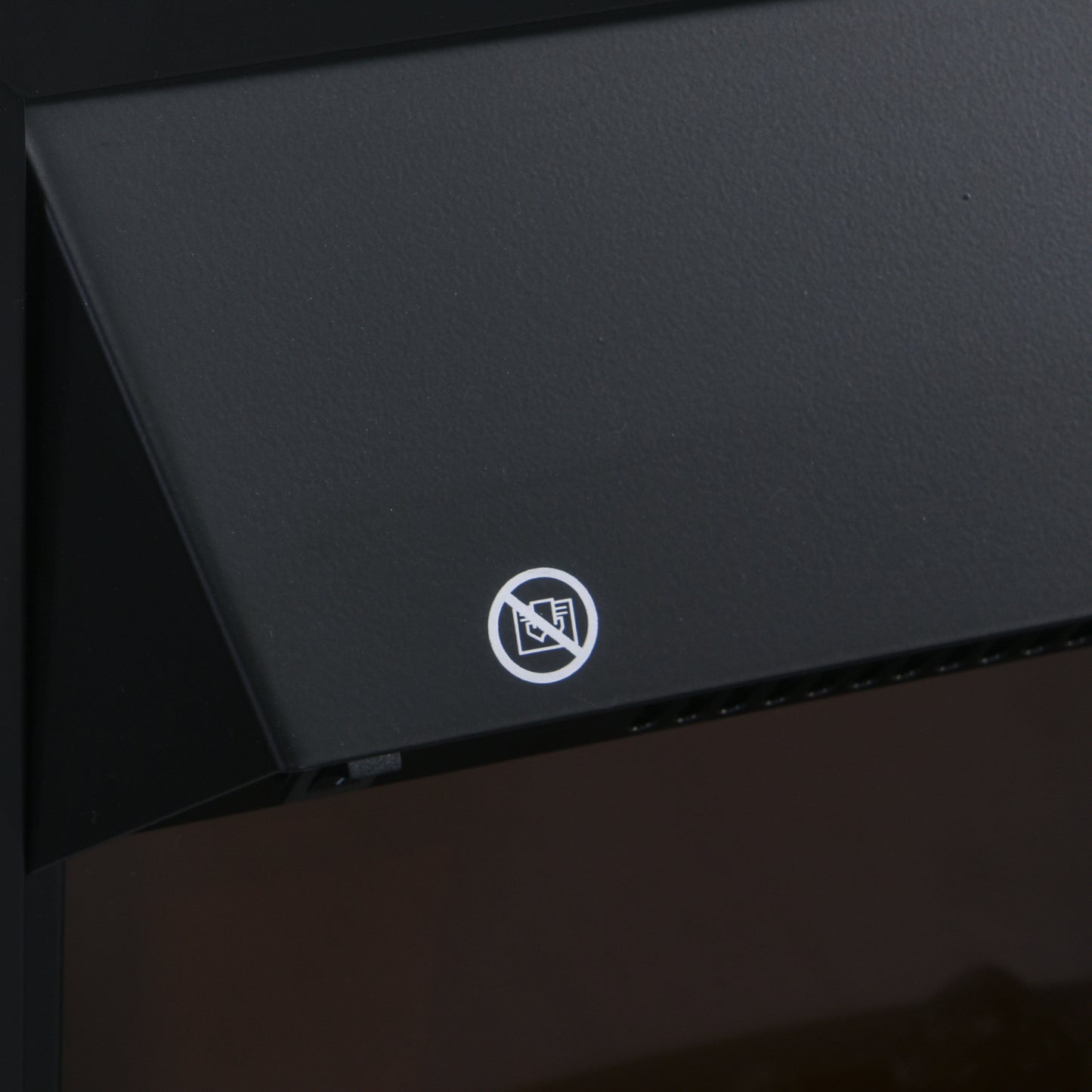 HOMCOM Elektrischer Kamin, 2 Leistungsstufen, Fernbedienung, Timer, realistischer Flammeneffekt, Schwarz+Weiß