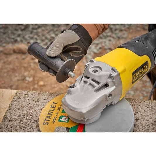 1-hand grinder 230mm - 2000W - Ø 230mm, 6500 rpm, 3-position side handle - STANLEY FATMAX, FMEG232-QS