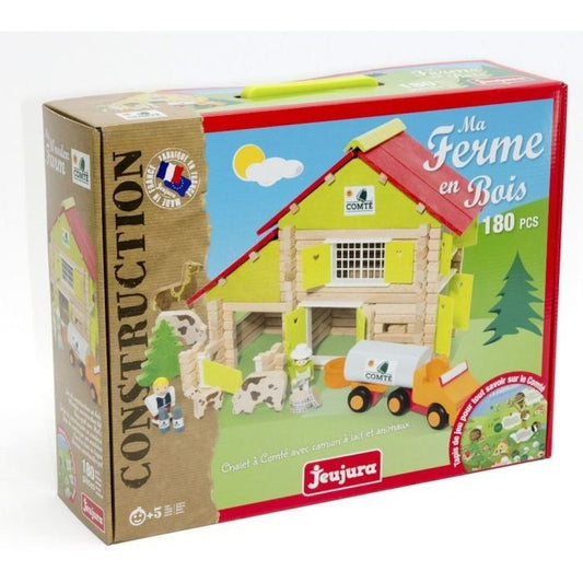 JEUJURA - Wooden construction - My Wooden Farm - 180 pcs