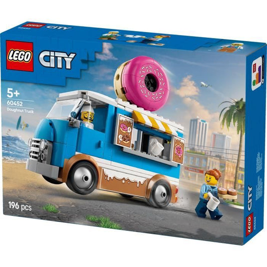 LEGO City 60452 Donut Food Truck - Building Toy for Boys Aged 5
