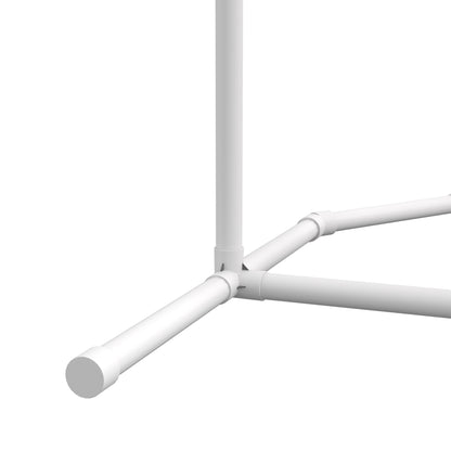 PawHut Agility-Set för Hunde, 4-teilig, inkl. Tragetasche, Kunststoff, 89x69x99 cm, Weiß+Orange