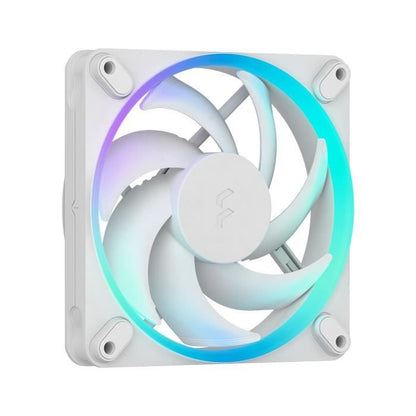 PC Fan - FRACTAL DESIGN - Momentum 12 RGB - FDB - ARGB Gen 2 Light Ring - PWM Control - White