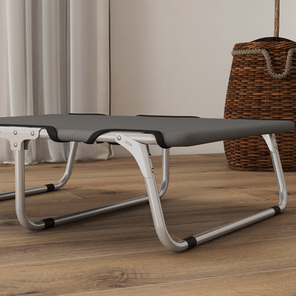 PawHut Hundebett, klappbar, robust &amp; komfortabel, bis 10kg, 71x58x20cm, Grau