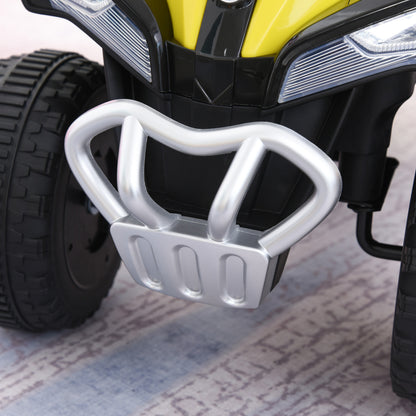 HOMCOM Rutschauto Rutschfahrzeug Kinderfahrzeug für 18-36 Monate Kinder Gelb