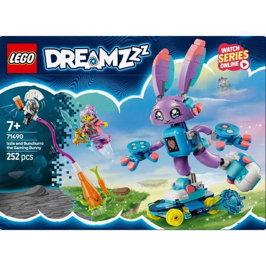 LEGO DREAMZzz 71490 Izzie and Bunchurro the Gamer Bunny - 3-in-1 Building Toy