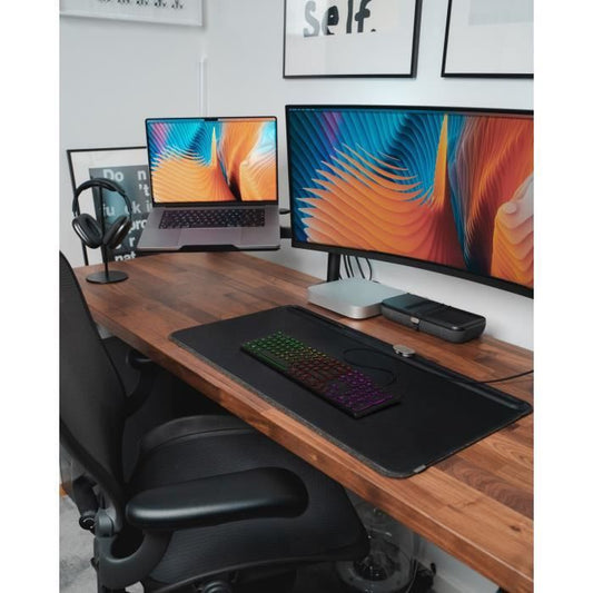 Wired RGB keyboard - MOBILITY LAB - ML306858 - AZERTY - Round keys - Black