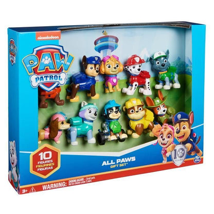 La Pat 'Patrouille - Multipack 10 figurines - 10th birthday La Pat' Patrol - Of 3 years
