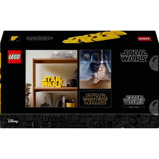 LEGO Star Wars 75407 Star Wars Brick Logo - Adult Building Set - Decoration