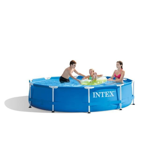 Intex - 28202NP - Kit Metal Pool Metal Frame Tubular Round Ø 3.05 x 0.76m