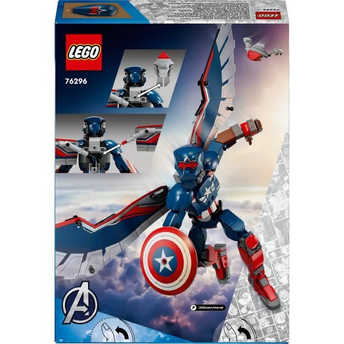 LEGO Marvel 76296 New Captain America Buildable Minifigure - Role Play for Ages 8 and Up