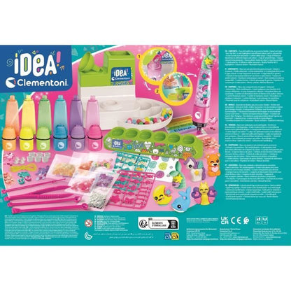 Clementoni- L'atelier des fluos - Creates 10 fluorescent highlighters - Made in Italy