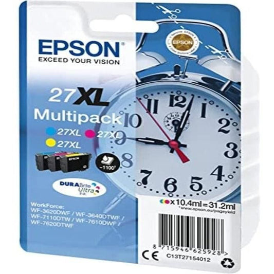 EPSON 27XL Alarm Clock Cartridge - Cyan, Magenta and Yellow - 3x10.4ml - 100 pages