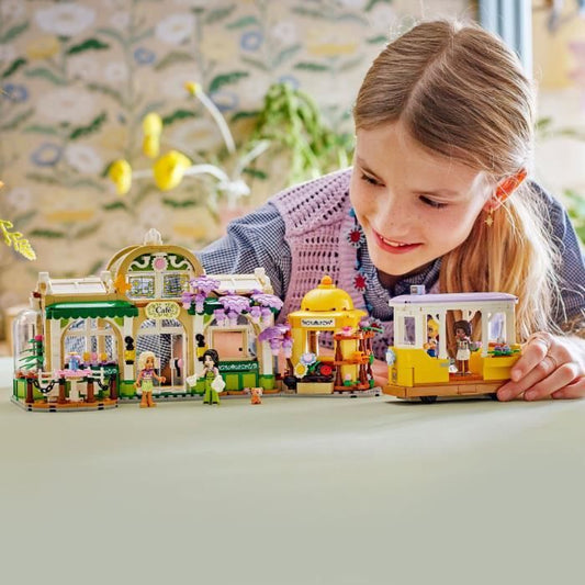 LEGO Friends 42671 Plant Cafe and Flower Stand - Building Set for Girls Ages 9
